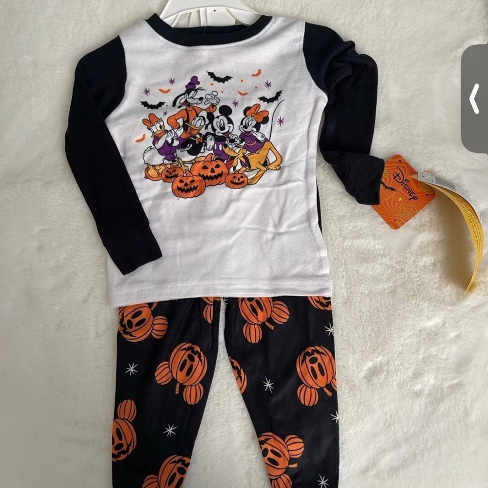Disney Halloween Kids Costume Pajama Set - Black and White 2T(New with tags)